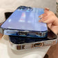 Light-colored Clear Lens Protection Case Cover For iPhone-4